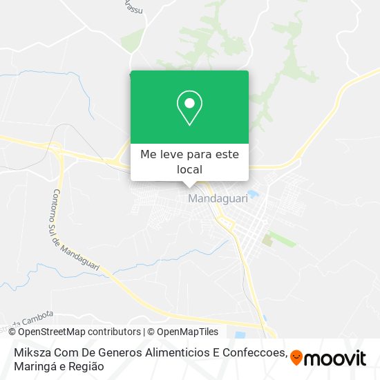 Miksza Com De Generos Alimenticios E Confeccoes mapa