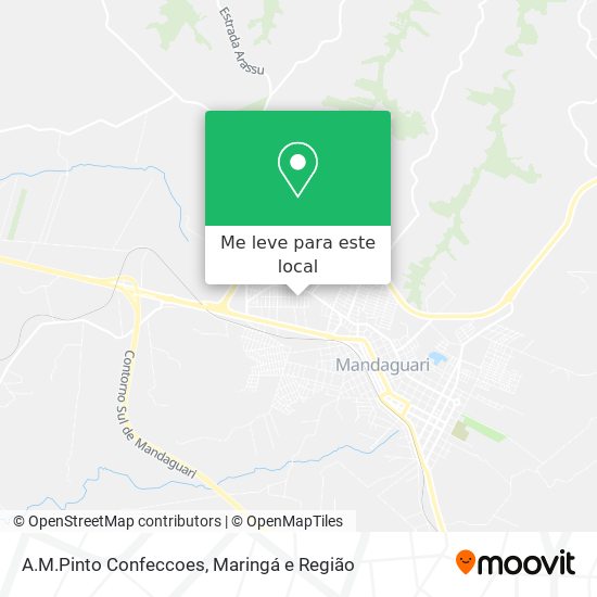 A.M.Pinto Confeccoes mapa