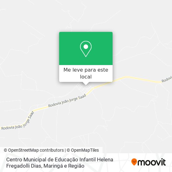 Centro Municipal de Educação Infantil Helena Fregadolli Dias mapa