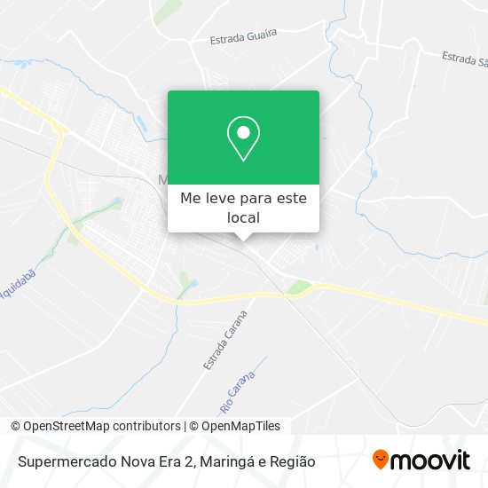 Supermercado Nova Era 2 mapa