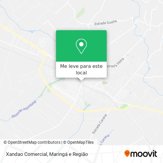 Xandao Comercial mapa