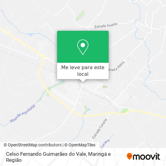 Celso Fernando Guimarães do Vale mapa