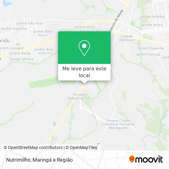 Nutrimilho mapa