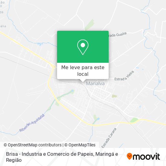 Brisa - Industria e Comercio de Papeis mapa