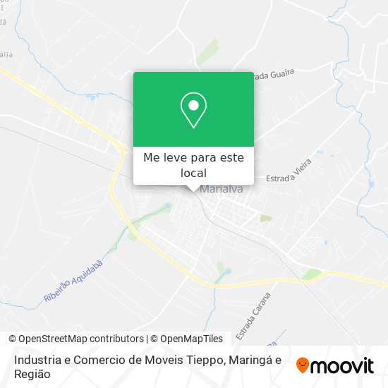 Industria e Comercio de Moveis Tieppo mapa