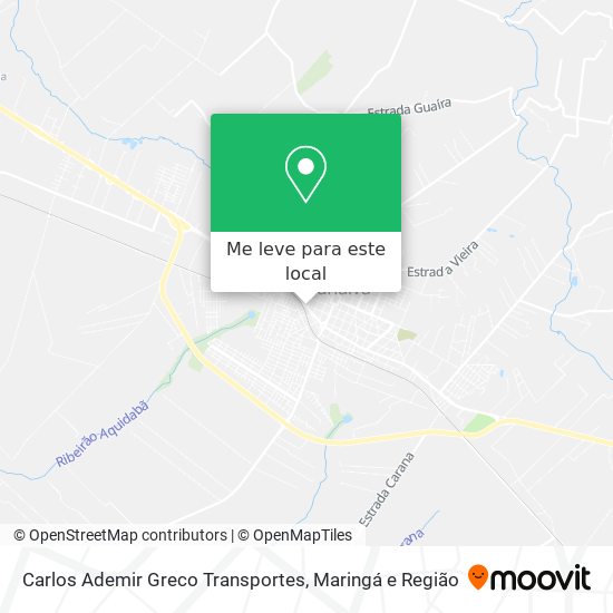 Carlos Ademir Greco Transportes mapa