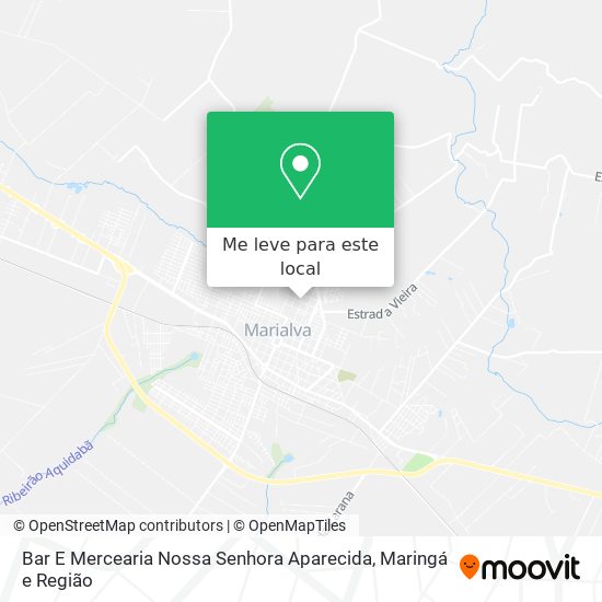 Bar E Mercearia Nossa Senhora Aparecida mapa