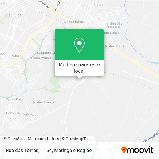 Rua das Torres, 1164 mapa