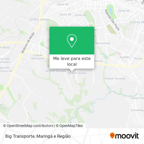 Big Transporte mapa