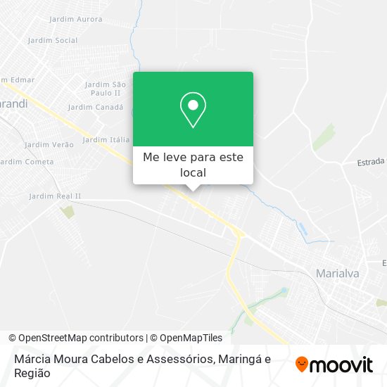 Márcia Moura Cabelos e Assessórios mapa