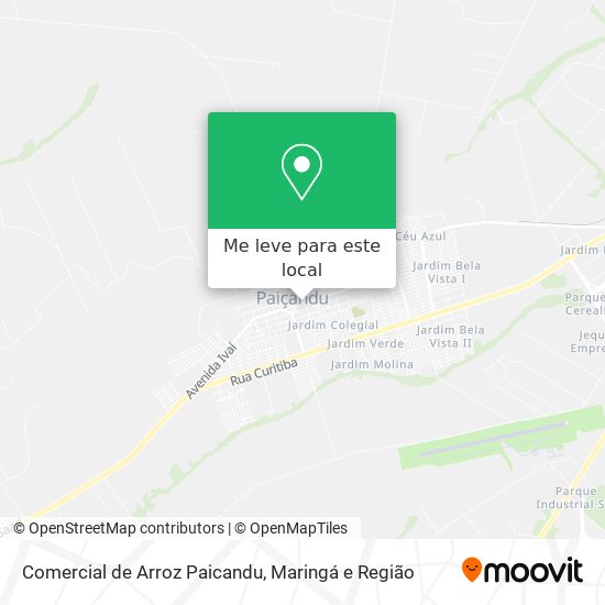Comercial de Arroz Paicandu mapa