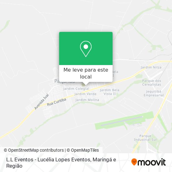 L.L Eventos - Lucélia Lopes Eventos mapa