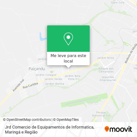 Jrd Comercio de Equipamentos de Informatica mapa