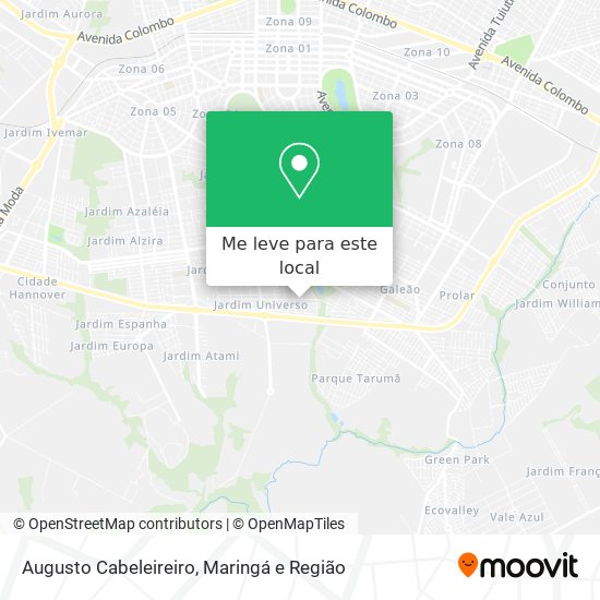 Augusto Cabeleireiro mapa