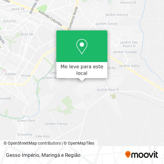 Gesso Império mapa