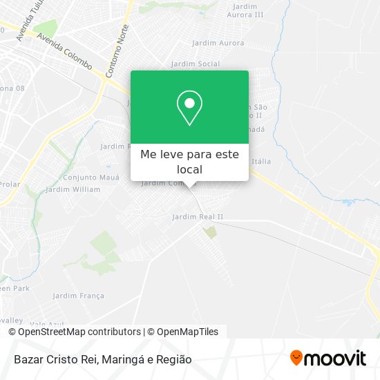 Bazar Cristo Rei mapa