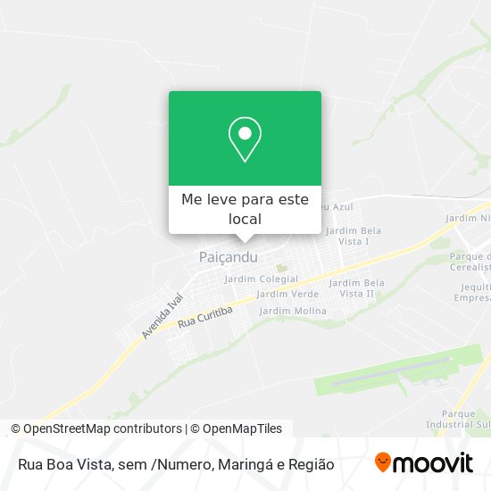 Rua Boa Vista, sem /Numero mapa