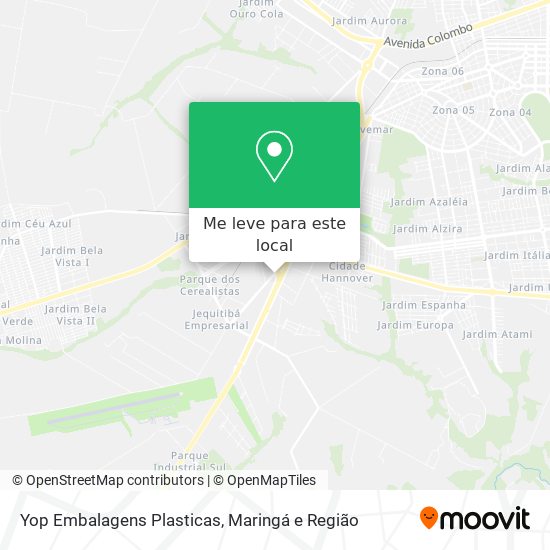 Yop Embalagens Plasticas mapa