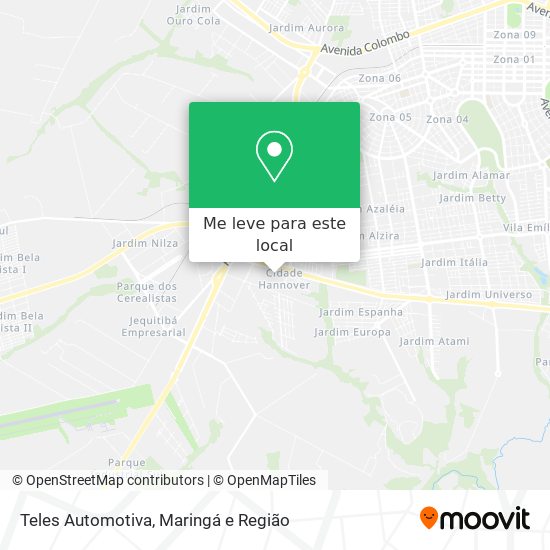 Teles Automotiva mapa