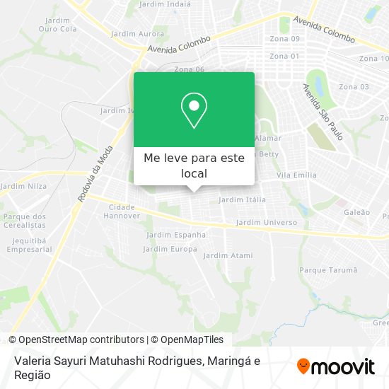 Valeria Sayuri Matuhashi Rodrigues mapa