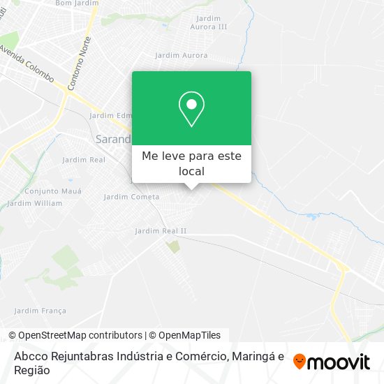 Abcco Rejuntabras Indústria e Comércio mapa
