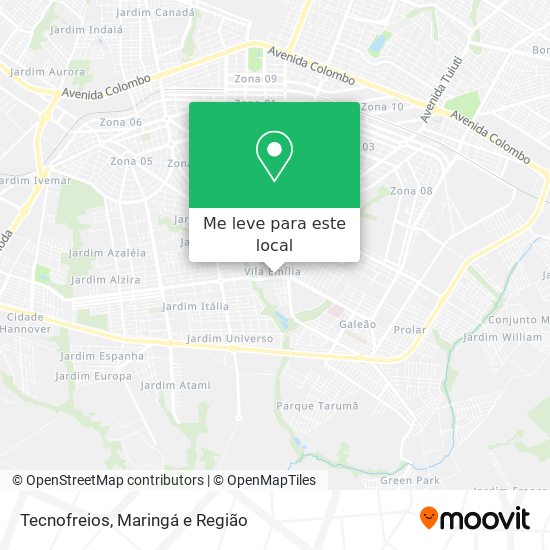 Tecnofreios mapa