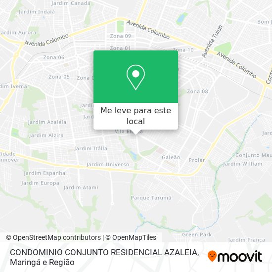 CONDOMINIO CONJUNTO RESIDENCIAL AZALEIA mapa