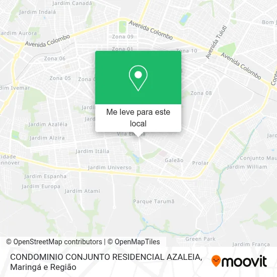 CONDOMINIO CONJUNTO RESIDENCIAL AZALEIA mapa