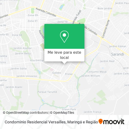 Condominio Residencial Versailles mapa