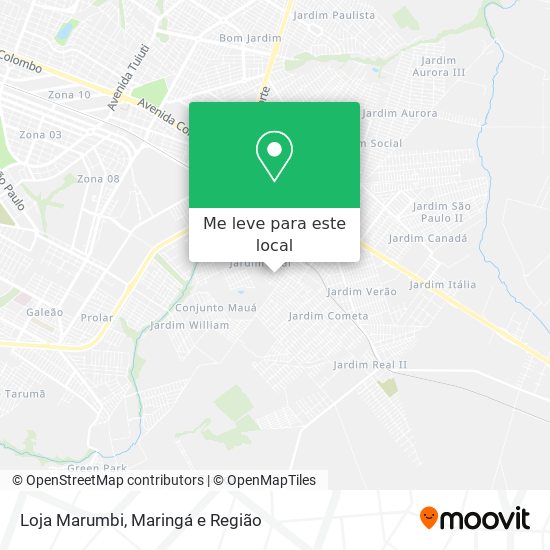 Loja Marumbi mapa