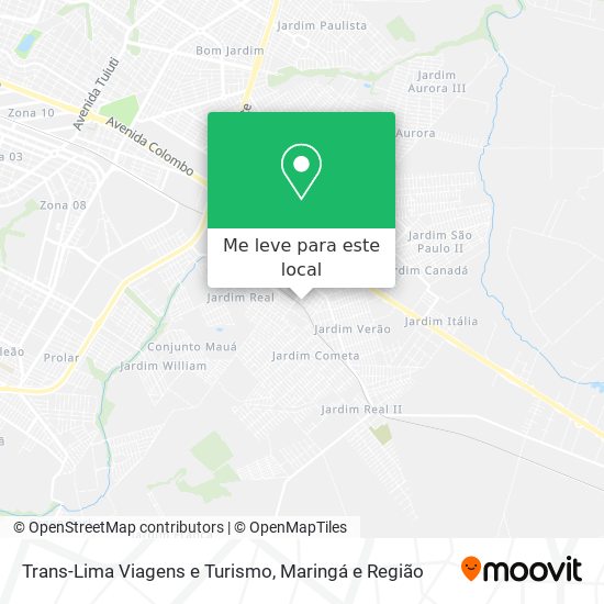 Trans-Lima Viagens e Turismo mapa