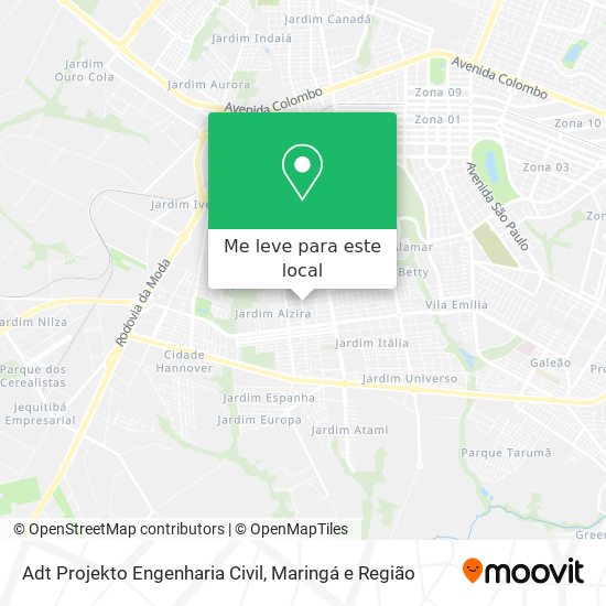 Adt Projekto Engenharia Civil mapa