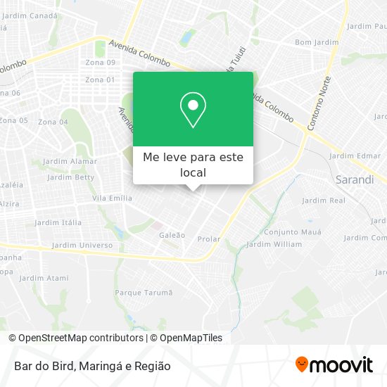 Bar do Bird mapa