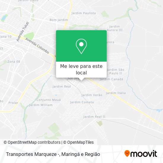 Transportes Marqueze - mapa