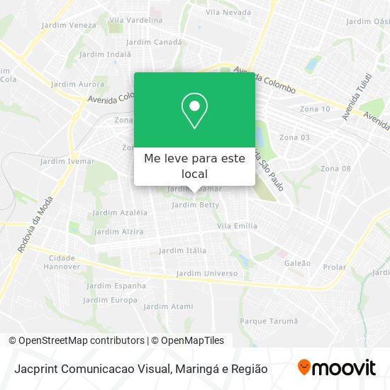 Jacprint Comunicacao Visual mapa