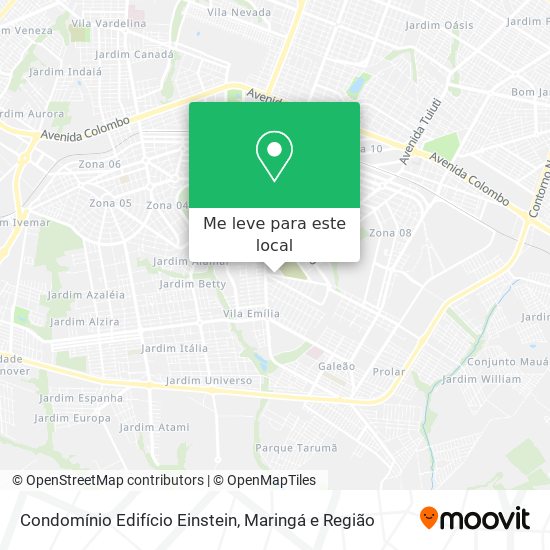 Condomínio Edifício Einstein mapa
