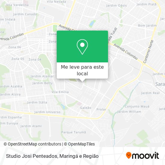 Studio Josi Penteados mapa