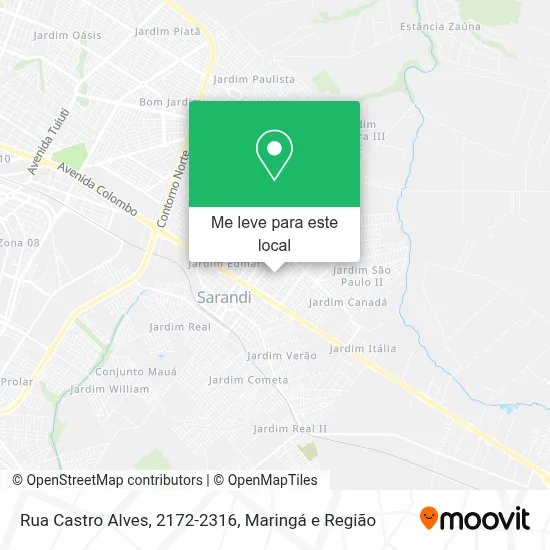 Rua Castro Alves, 2172-2316 mapa