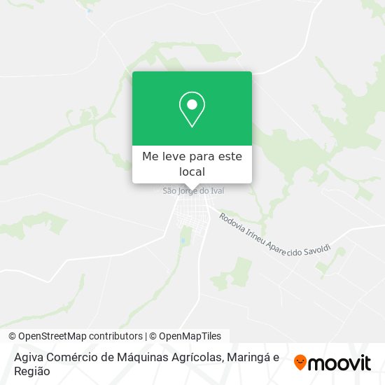 Agiva Comércio de Máquinas Agrícolas mapa