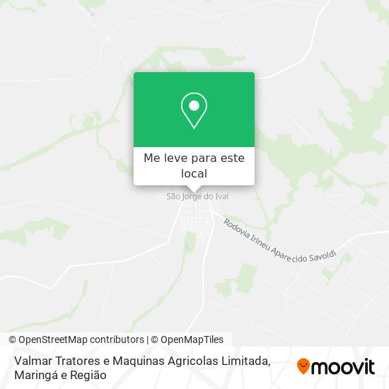 Valmar Tratores e Maquinas Agricolas Limitada mapa