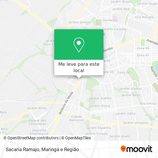 Sacaria Ramajo mapa