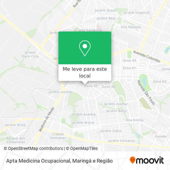 Apta Medicina Ocupacional mapa