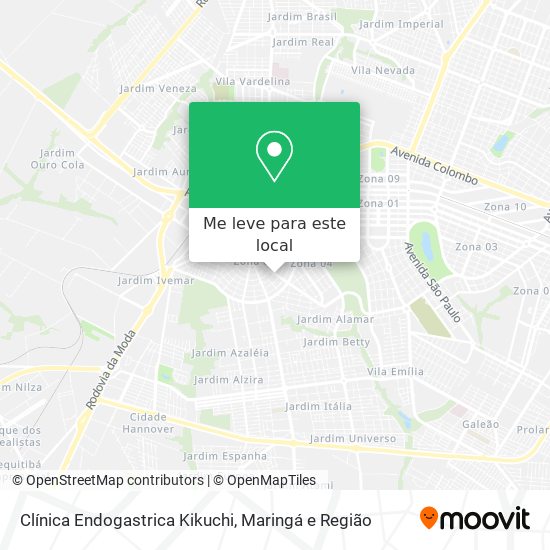 Clínica Endogastrica Kikuchi mapa