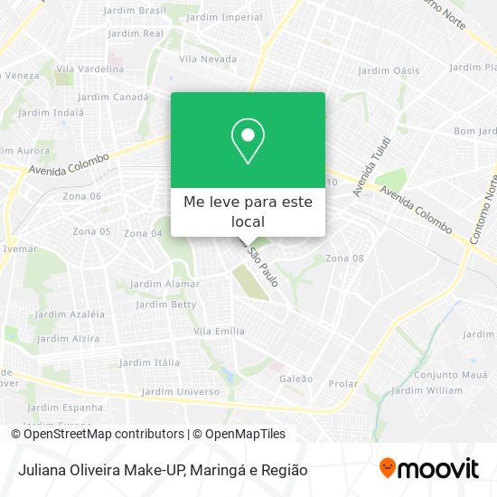 Juliana Oliveira Make-UP mapa
