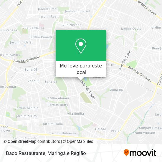 Baco Restaurante mapa