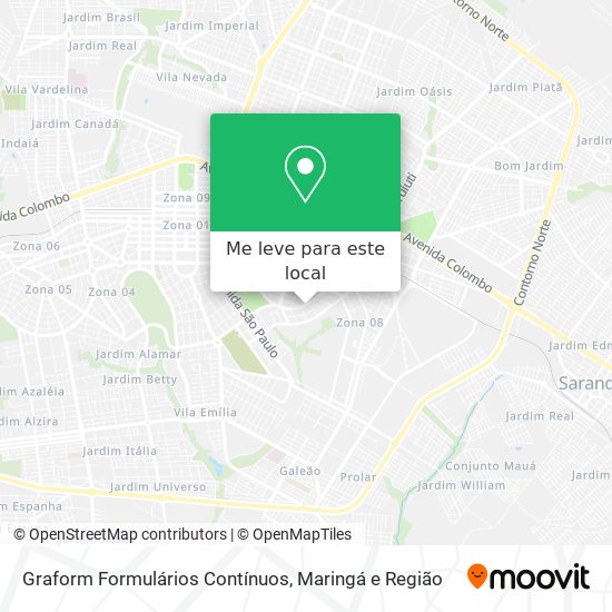 Graform Formulários Contínuos mapa