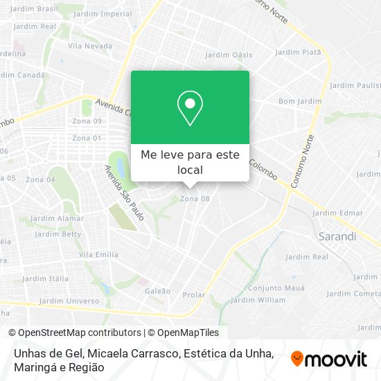 Unhas de Gel, Micaela Carrasco, Estética da Unha mapa