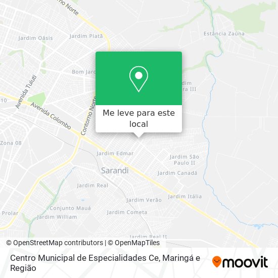 Centro Municipal de Especialidades Ce mapa