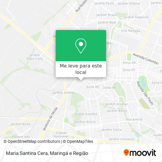 Maria Santina Cera mapa