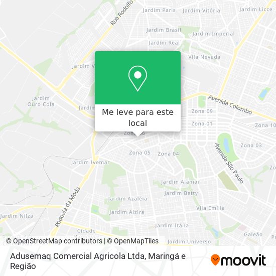 Adusemaq Comercial Agricola Ltda mapa